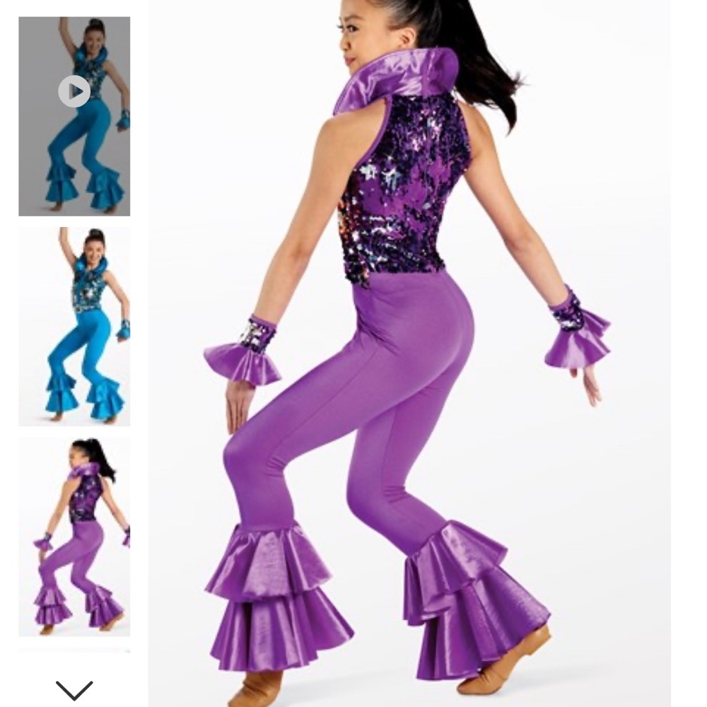 Weissman Dancing Queen purple costume! 70s vibe. Size MC.